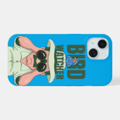 Bird Watcher Hobby birdwatching  wildlife observer iPhone 15 Hoesje (Achterkant horizontaal)