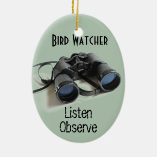 Bird Watcher Keramisch Ornament