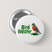 Bird Watcher Ronde Button 5,7 Cm (Voorkant /achterkant)