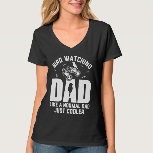 Bird Watching Dad Birding Funny Bird Lover Men T-shirt (Voorkant)