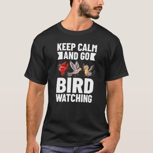 Bird Watding Birding Binocular Camera Beginner T-shirt (Voorkant)