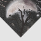 Bird Waterverf Herfst Mysterious Autumn Oracle Tissuepapier (Detail)