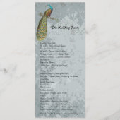  Bird Wedding Programme Programma (Achterkant)