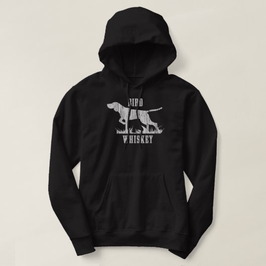 Bird Whiskey Dog Hoodie (Design voorkant)