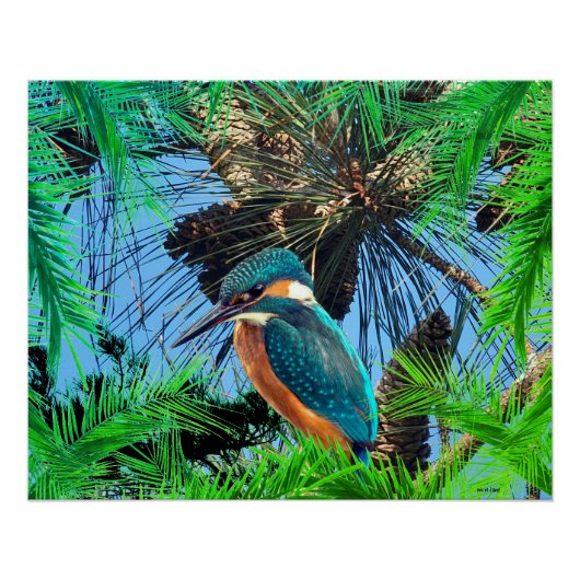 Bird Wildlife Wildreness Animals Poster Perfect Poster (Voorkant)