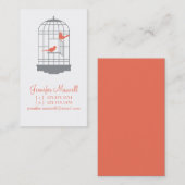 Birdcage Calling Card Contactkaartje (Voorkant / Achterkant)