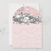 Birdcage Damask Acorn Tortelduifjes Kaart (Voorkant)