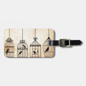 Birdcage Silhouettes Bagagelabel (Voorkant horizontaal)