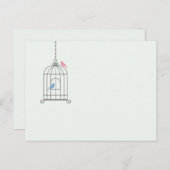 Birdcage Trouwtafel Nummer Kaarten (Voorkant / Achterkant)