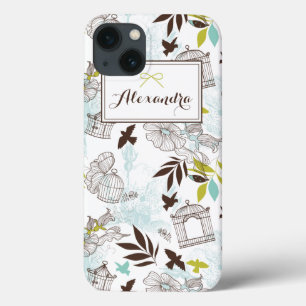 Birdcages Patroon Gepersonaliseerde iPad Mini Case