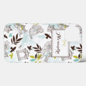 Birdcages Patroon Gepersonaliseerde iPad Mini Case (Achterkant (horizontaal))