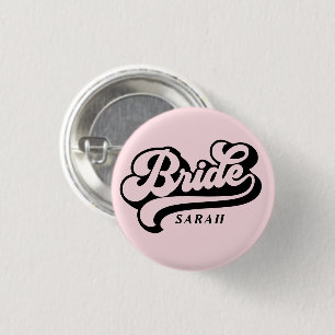 Birde Babe aangepaste naam badge knop Ronde Button 3,2 Cm
