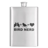 Birder Birdwatcher Funny Bird Nerd Flacon (Voorkant)