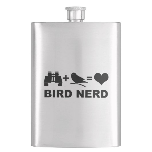 Birder Birdwatcher Funny Bird Nerd Flacon (Voorkant)
