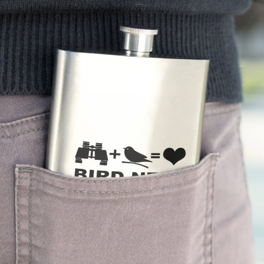 Birder Birdwatcher Funny Bird Nerd Flacon (Voorbeeld)