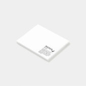 Birder definition - wild bird observer post-it® notes (Schuin)