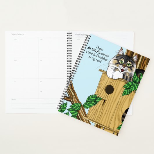 Birdhouse Bed Breakfast Chat (Devant avec enveloppe)