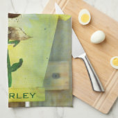 Birdhouse door Shirley Taylor Theedoek (Quarter Fold)