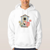 Birdhouse et Sweat - shirt à capuche d'oiseaux (Devant)
