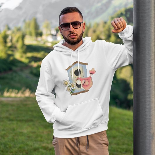 Birdhouse et Sweat - shirt à capuche d'oiseaux