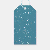 Birdhouse met kerstfeestdag cadeautjes Labels Cadeaulabel (Achterkant)