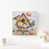 Birdhouse Vierkante Klok (Huis)