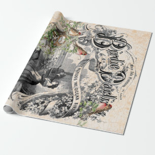 Birdie Darling-Poster voor ontkoppeling Cadeaupapier