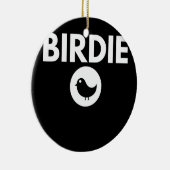 Birdie Golf Keramisch Ornament (Rechts)