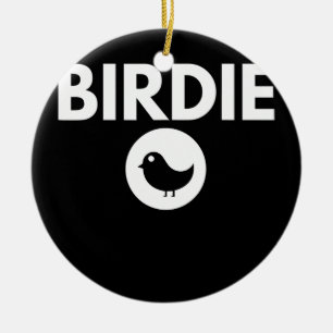 Birdie Golf Keramisch Ornament