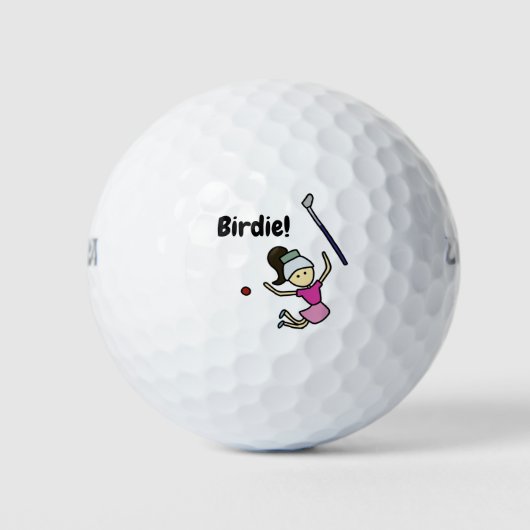 Birdie, golfbal. golfballen (Voorkant)