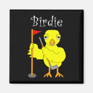 Birdie Golfer Chick Magneet