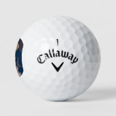 Birdie in een gele golf pet golfballen (Logo)