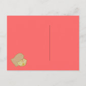 Birdie Invites Uitnodiging Briefkaart (Achterkant)