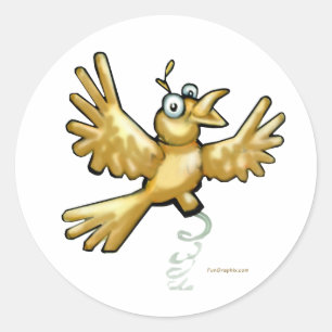 Birdie Ronde Sticker