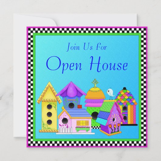 Birdie Village Open House Invitation (Devant)