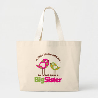 Birdie wordt een grote zuster tote bag