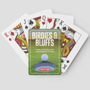 Birdies & Bluffs Golf speelkaarten Grappige golf