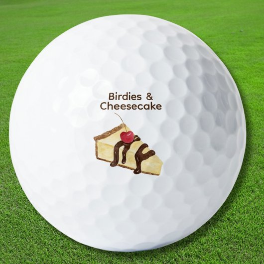 Birdies & Cheesecake met Cherry Golfballen