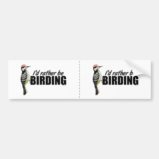 Birding Bumpersticker (Voorkant)