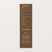 Birding Guide Hawk Visitekaartje (Binnenkant ongevouwen)