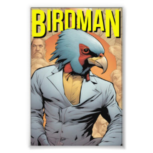 Birdman Comic Foto Afdruk