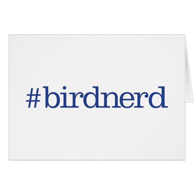 #birdnerd (Voorkant Horizontaal)