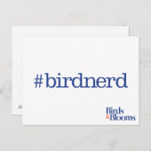 #birdnerd briefkaart (Voorkant / Achterkant)