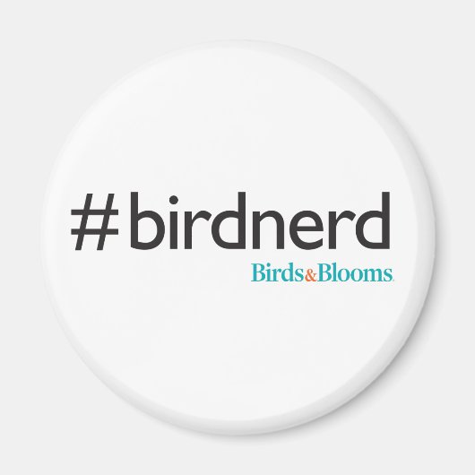 #BirdNerd Magneet (Voorkant)