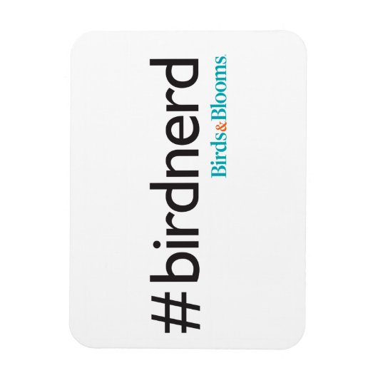 #BirdNerd Magneet (Verticaal)