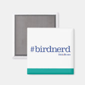#birdnerd magneet (Voorkant / Achterkant)