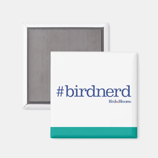 #birdnerd magneet (Voorkant / Achterkant)