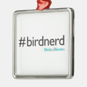 #BirdNerd Metalen Ornament (Links)