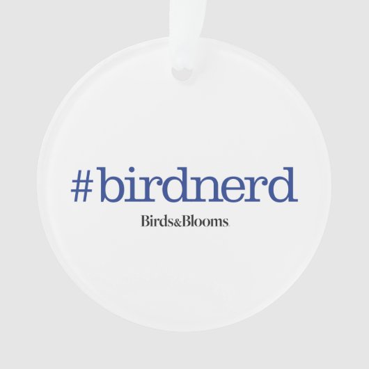 #birdnerd ornament (voorkant)