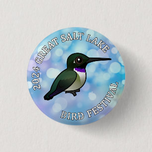 Birdorable 2024 Great Salt Lake Vogelfestival Ronde Button 3,2 Cm